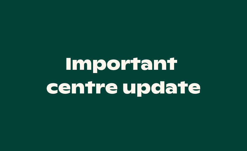 Important centre update (1)
